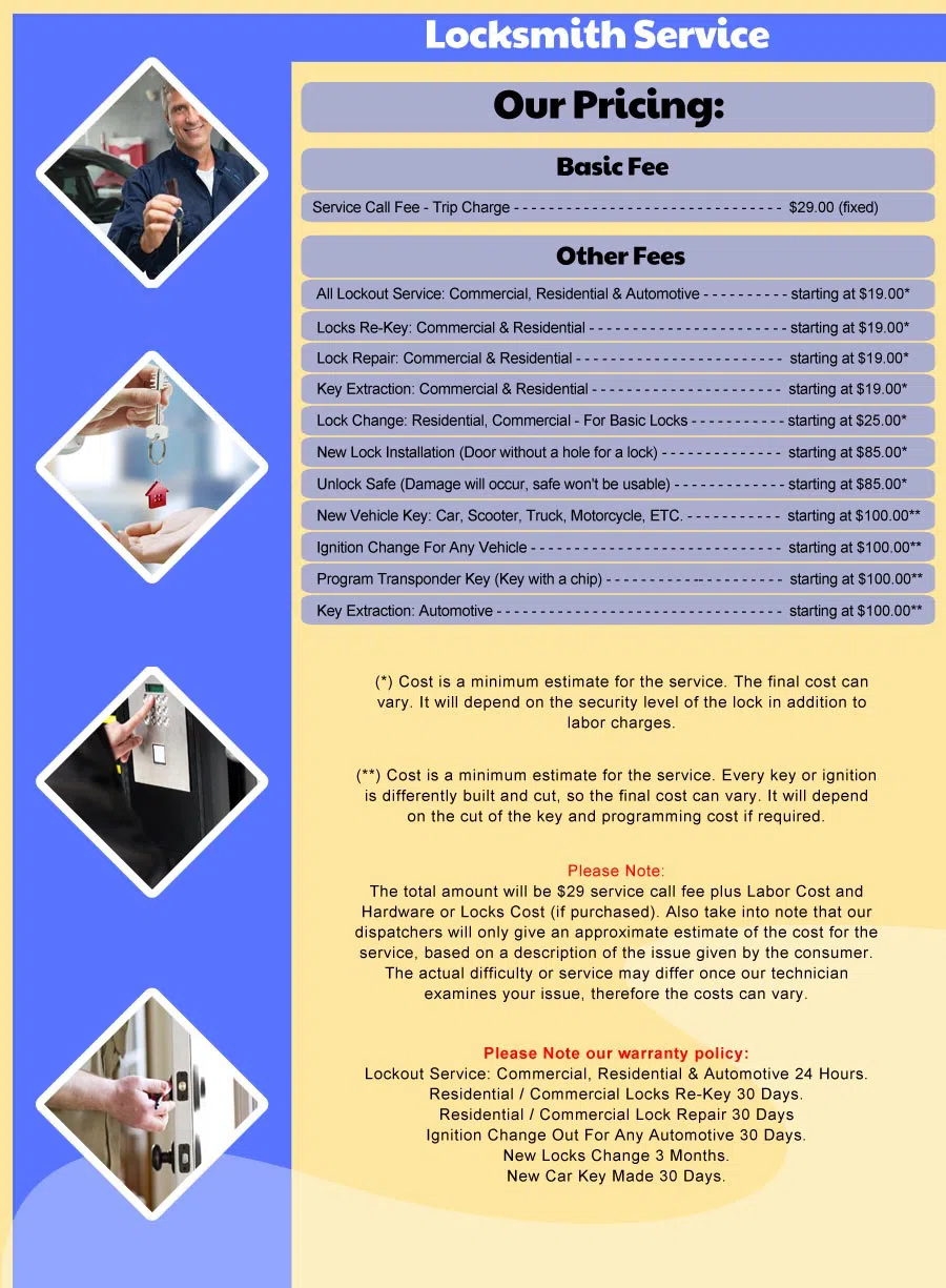 General Locksmith Store Fort Lauderdale, FL 954-364-3656